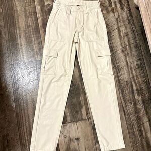Women’s Off White Cargo Pants